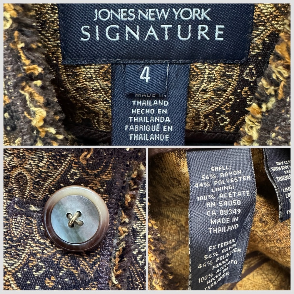 Jones New York Tapestry Blazer - Picture 10 of 10